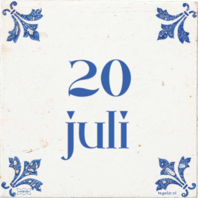 20 juli - Online tegeltjes bakken