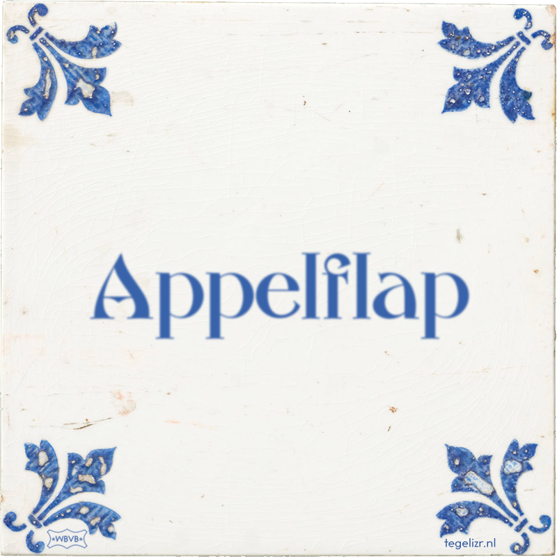 Appelflap - Online tegeltjes bakken