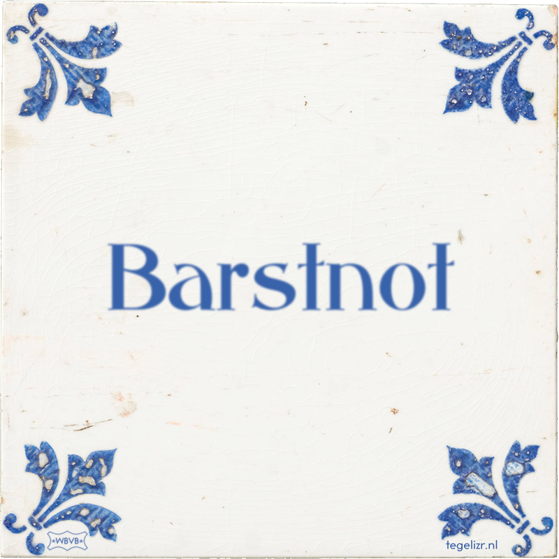 Barstnot - Online tegeltjes bakken