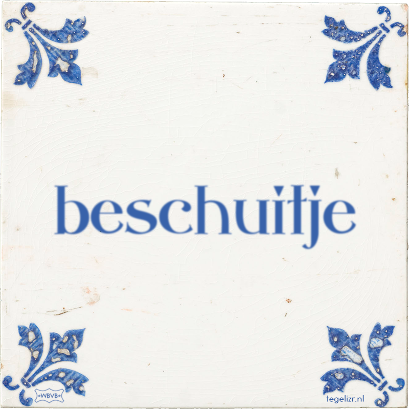 beschuitje - Online tegeltjes bakken