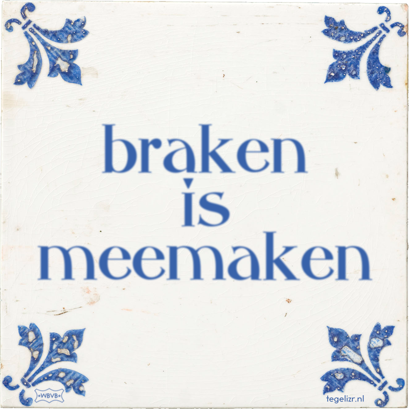 braken is meemaken - Online tegeltjes bakken