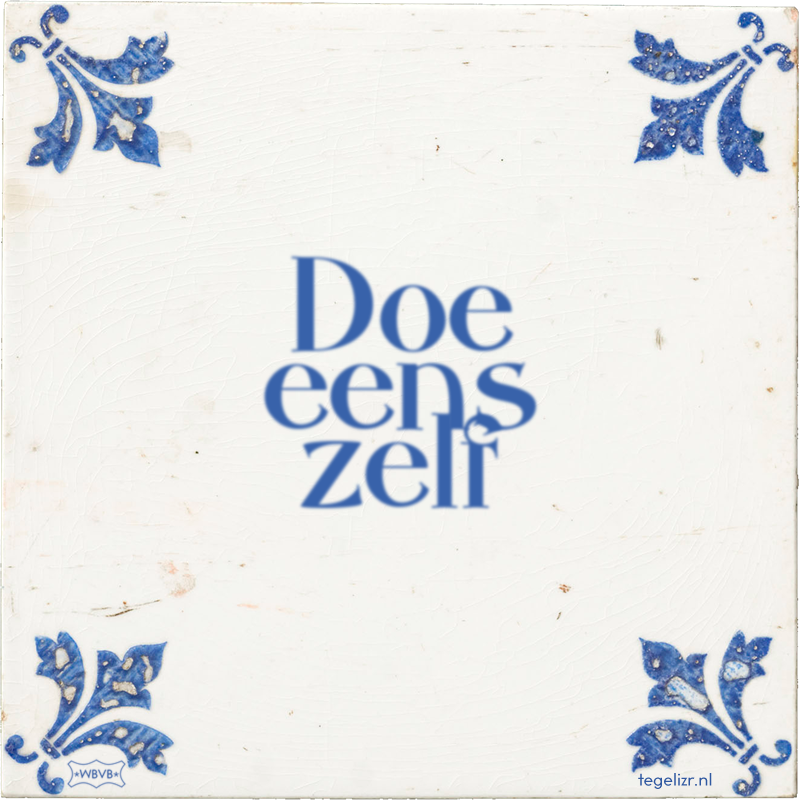 Doe eens zelf - Online tegeltjes bakken