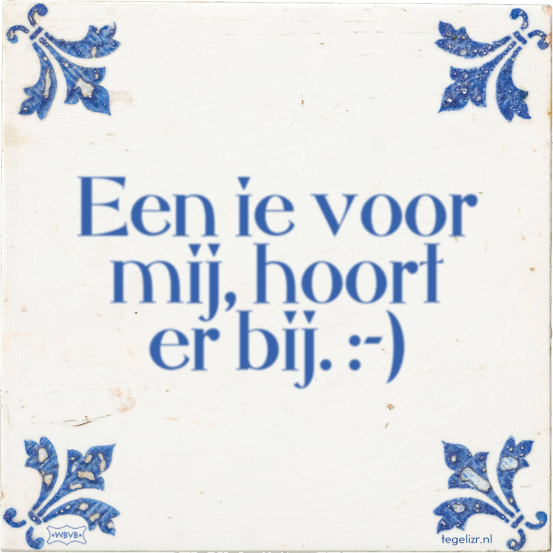  - Online tegeltjes bakken