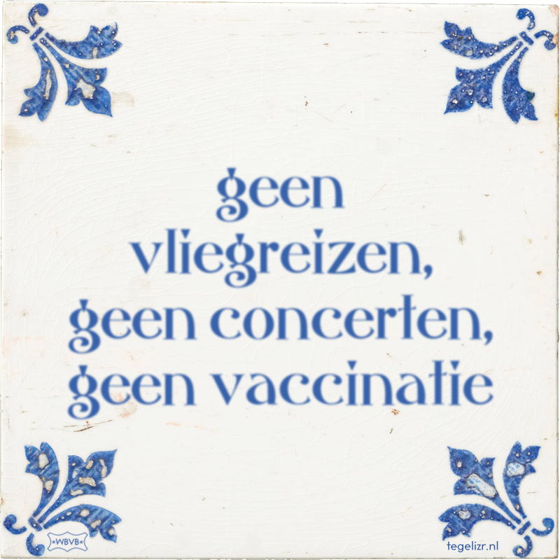 geen vliegreizen, geen concerten, gvitamine Catie - Online tegeltjes bakken