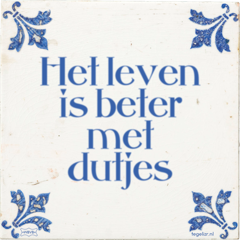 Het leven is beter met dutjes - Online tegeltjes bakken