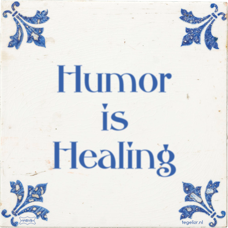Humor is Healing - Online tegeltjes bakken