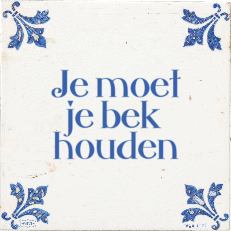  - Online tegeltjes bakken