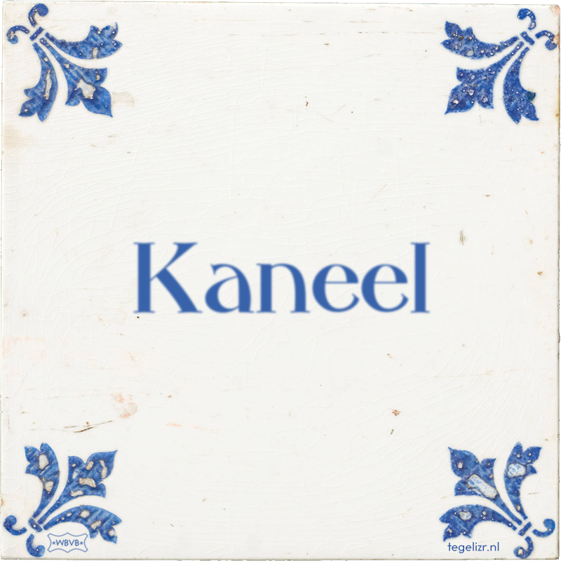 Kaneel - Online tegeltjes bakken