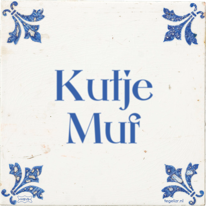 Kutje Muf - Online tegeltjes bakken