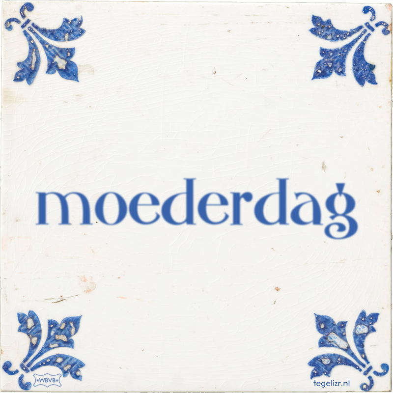 moederdag - Online tegeltjes bakken