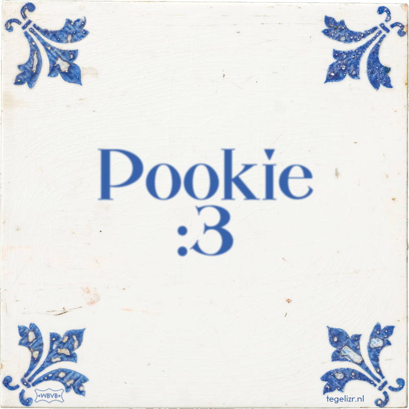 Pookie :3 - Online tegeltjes bakken