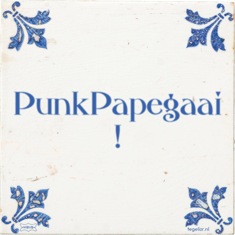PunkPapegaai ! - Online tegeltjes bakken