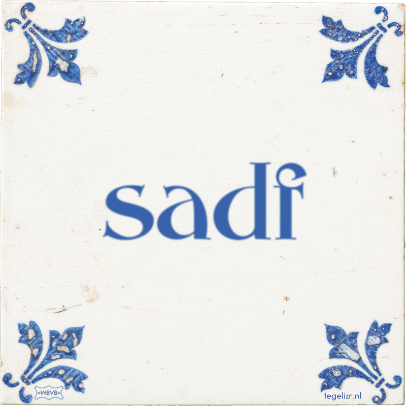 sadf - Online tegeltjes bakken