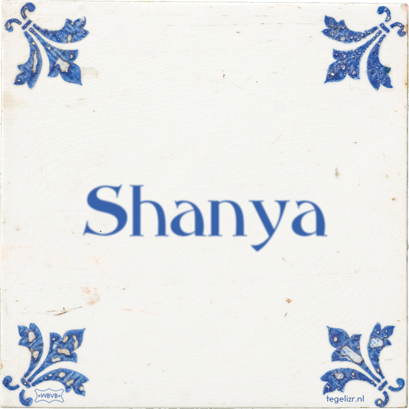 Shanya - Online tegeltjes bakken