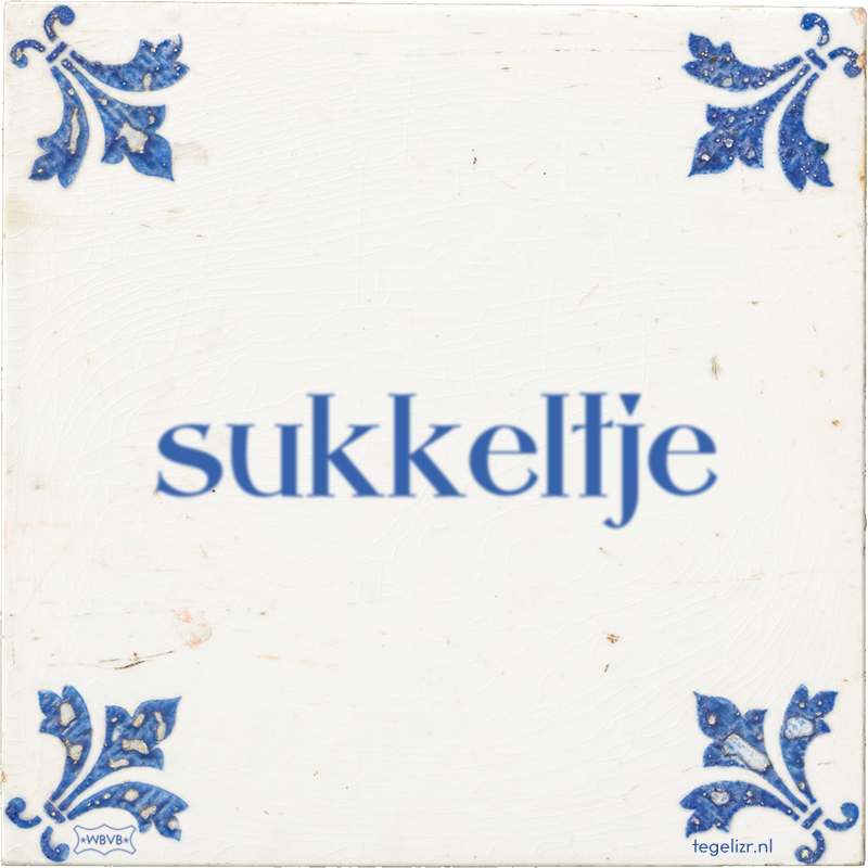 sukkeltje - Online tegeltjes bakken