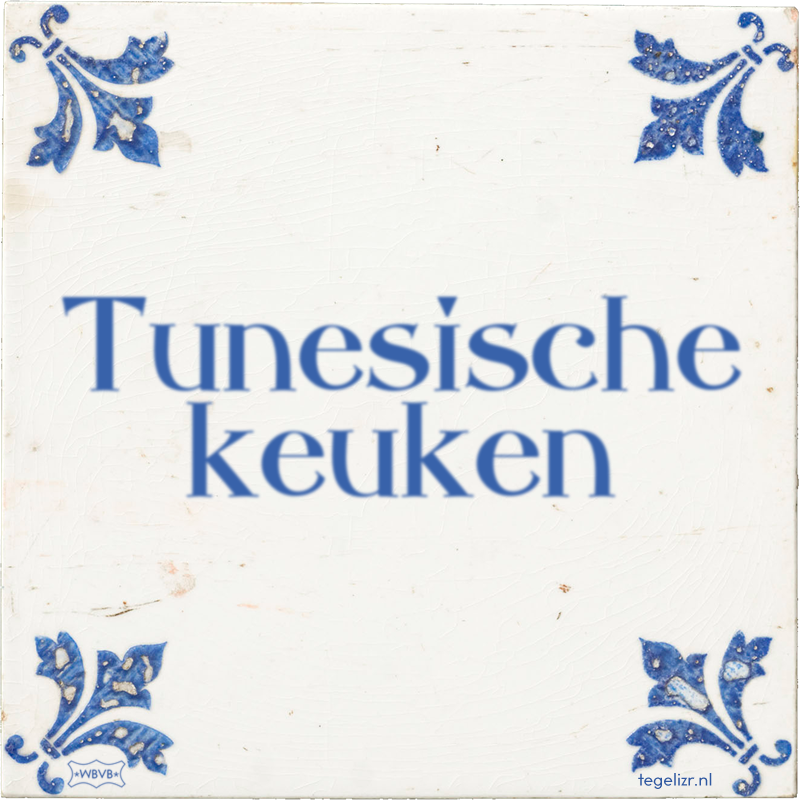 Tunesische keuken - Online tegeltjes bakken