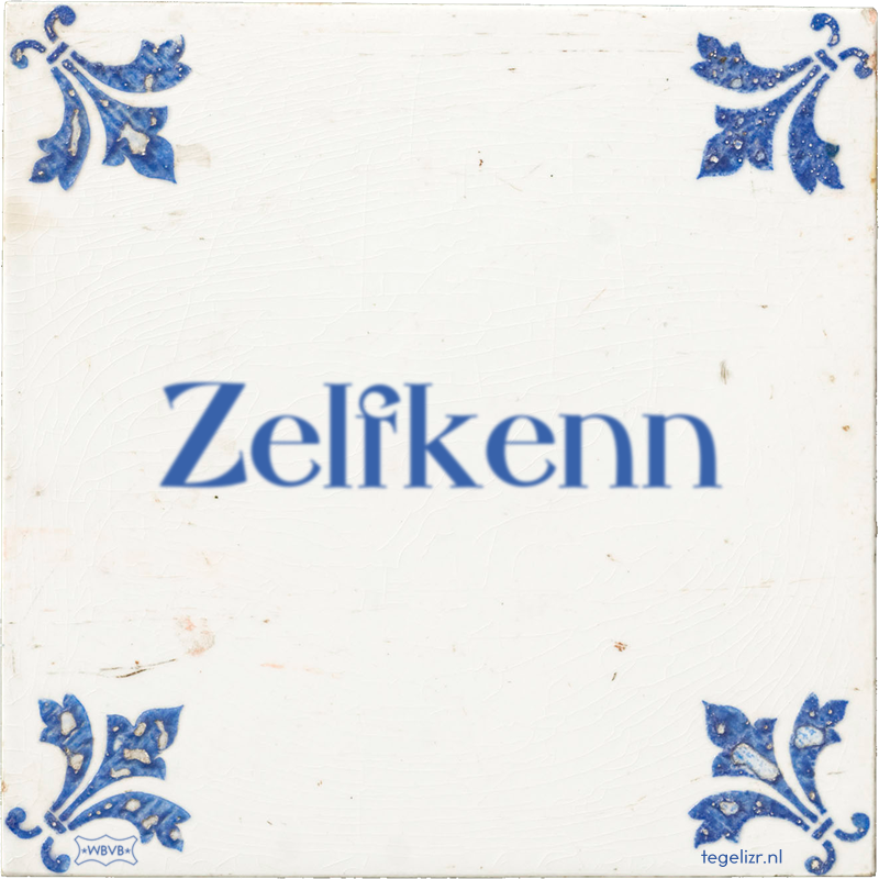 Zelfkenn - Online tegeltjes bakken