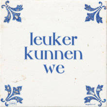 leuker kunnen we - 19 keer bekeken