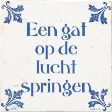 Een gat op de lucht springen - 11 keer bekeken