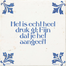 Het is echt heel druk gt; Fijn dat je het aangeeft - 5 keer bekeken