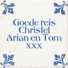 Goede reis Christel Arian en Tom xxx - 6 keer bekeken