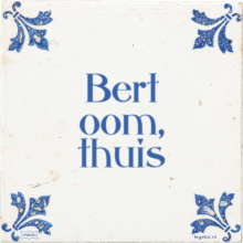 Bert oom, thuis - 30 keer bekeken