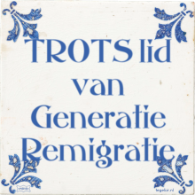 TROTS lid van Generatie Remigratie - 7 keer bekeken
