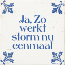 Ja, Zo werkt storm nu eenmaal - 9 keer bekeken