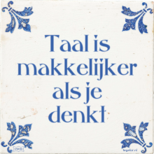 Taal is makkelijker als je denkt - 24 keer bekeken