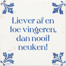 Liever af en toe vingeren, dan nooit neuken! - 6 keer bekeken