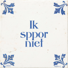 Ik sppor niet - 12 keer bekeken
