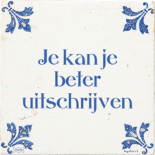 Je kan je beter uitschrijven - 42 keer bekeken