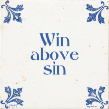 Win above sin - 29 keer bekeken
