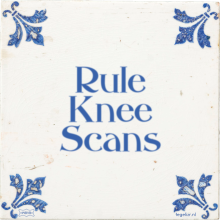 Rule Knee Scans - 203 keer bekeken
