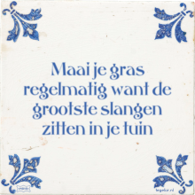 Maai je gras regelmatig want de grootste slangen zitten in je tuin - 26 keer bekeken