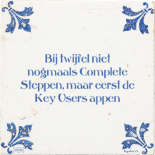 Bij twijfel niet nogmaals Complete Steppen, maar eerst de Key Users appen - 4 keer bekeken
