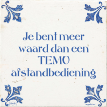 Je bent meer waard dan een TEMU afstandbediening - 16 keer bekeken