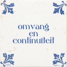 omvang en continuïteit - 12 keer bekeken