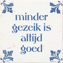 minder gezeik is altijd goed - 9 keer bekeken