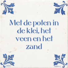 Met de poten in de klei, het veen en het zand - 9 keer bekeken