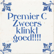 Premier C Zweers klinkt goed!!!! - 4 keer bekeken