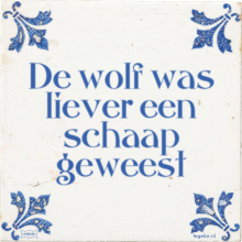 De wolf was liever een schaap geweest - 40 keer bekeken