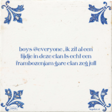 boys @everyone , ik zit al een tijdje in deze clan Is echt een frambozenjam gare clan zeg - 18 keer bekeken