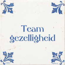 Team gezelligheid - 1 keer bekeken