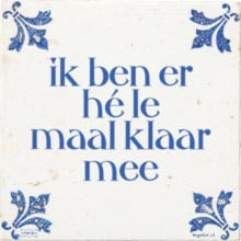ik ben er hé le maal klaar mee - 1 keer bekeken