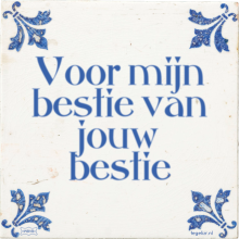 Voor mijn bestie van jouw bestie - 1 keer bekeken