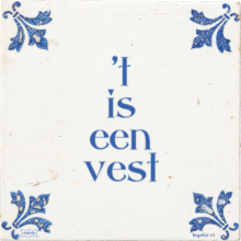 't is een vest - 35 keer bekeken