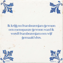 Ik krijg nu frambozenjam gewoon een menopauze gewoon want ik wordt frambozenjam een wijf g - 2 keer bekeken