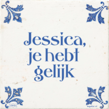 Jessica, je hebt gelijk - 35 keer bekeken