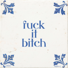 fuck it bitch - 10 keer bekeken
